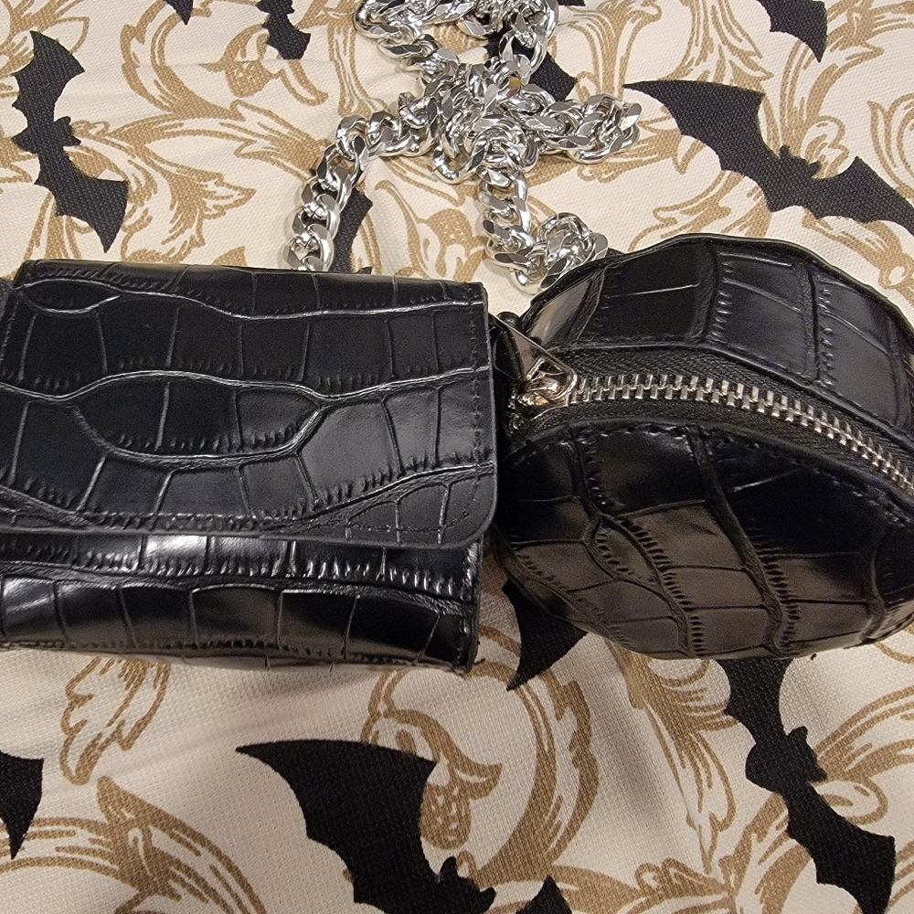 Chain Purse with Two Compartments NWOT